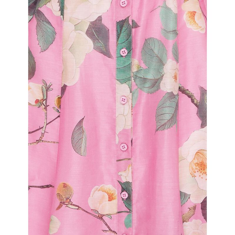 LEO LIN Katrina Butterfly Sleeve Midi Dress image number 2